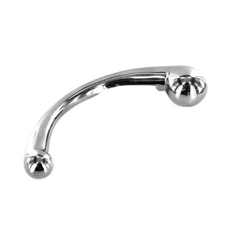 Kinky Monster dildo made of stainless steel curved 20cm hier günstig kaufen Mr Poppers