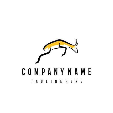 Springbok logo design template. Awesome a springbok logo. A springbok ...