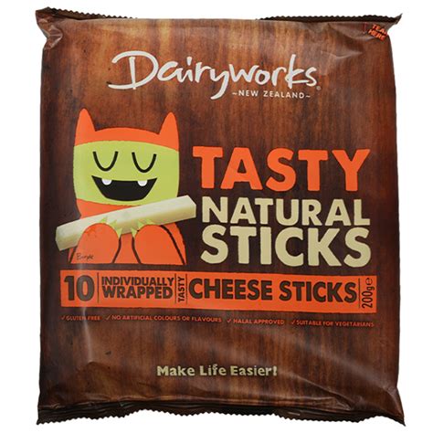 Dairyworks Tasty Cheese Sticks 200g | Villa Market