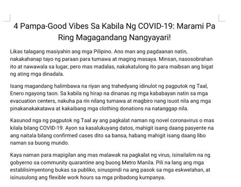 Ano Ang Reaksyon Mo Dito Kahit Isang Sentence Lang Po Please O Kahit