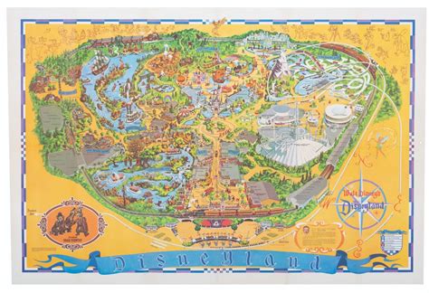 A 1972 Disneyland Souvenir Map