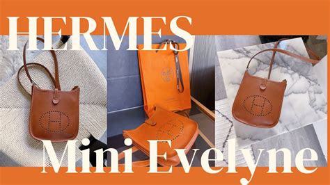 Hermes Mini Evelyne Review What Fits Inside YouTube