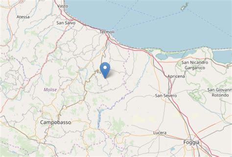 Terremoto Scossa Di Magnitudo 2 9 Nella Provincia Di Campobasso