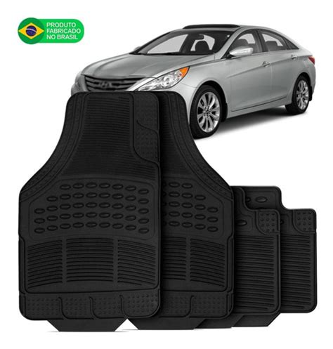 Kit Tapete Automotivo Borracha Pvc Flexivel Hyundai Sonata