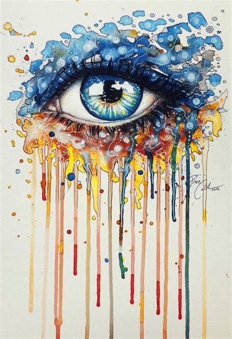 mind blowing eye art  svenja jodicke art  design eye painting