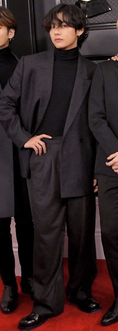 Grammys 2020 Kim Taehyung Bangtan Bts Formal Style Fashion