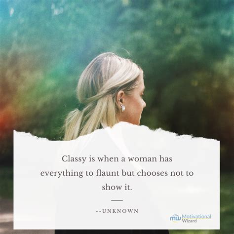 Classy Lady Quotes