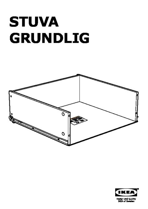 STUVA GRUNDLIG Drawer without front STUVA GRUNDLIG white - IKEAPEDIA