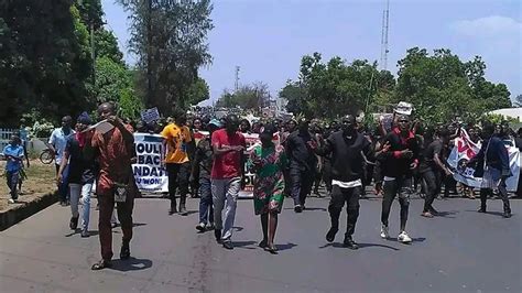 Heavy Protest Rocks Lafia Nasarawa State Capital Over Stollen Mandate