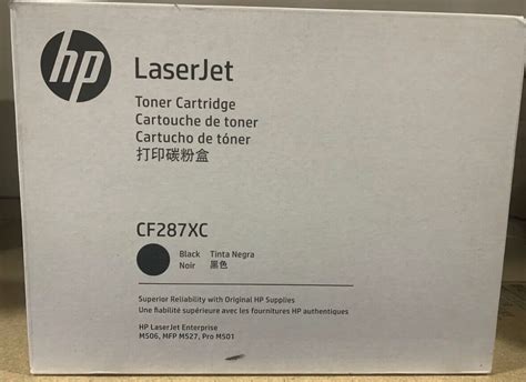 Genuine HP CF287XC 87X black toner (same as CF287X) Factory sealed | eBay