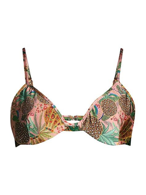 Buy Farm Rio Bikini Top Mixed Fruits At Off Editorialist