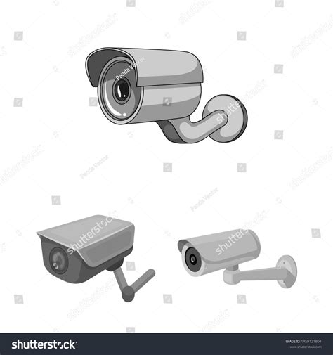 bitmap illustration camcorder camera logo collection stock illustration