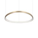 Lustra Led Suspendata Design Circular Gemini Sp D Oro