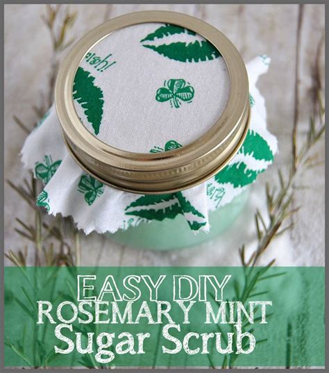 Easy Diy Rosemary Mint Sugar Scrub Recipe Sparkles Of Sunshine