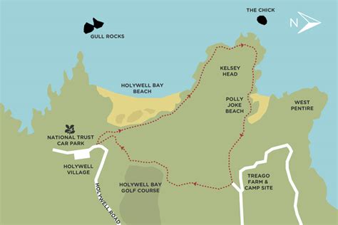 Coastal Walks Cornwall Holywell Bay Beach To Polly Joke Beach 360beaches