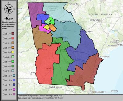 Georgia Congressional Districts Map | secretmuseum