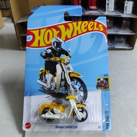 Hot Wheels Honda Super Cub Yellow Shopee Malaysia