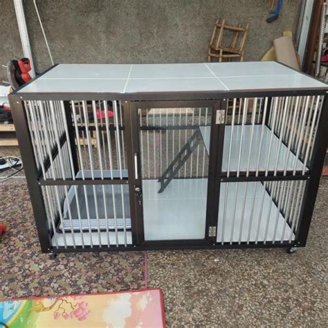 Jual Kandang Kucing Aluminium Model Pintu Lantai Custom