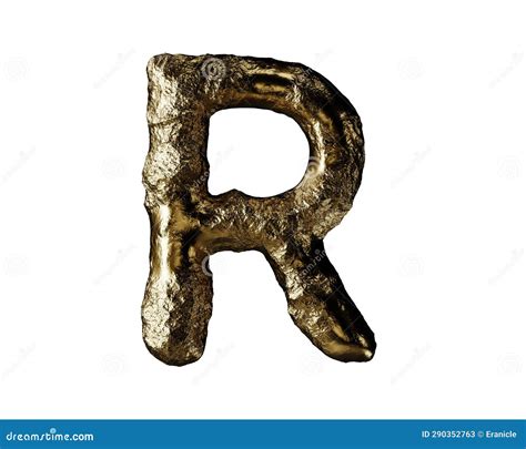 Letters Made Of Raw Gold Stock Illustration Illustration Of Metallic