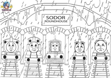 Thomas The Train Coloring Pages Diesel