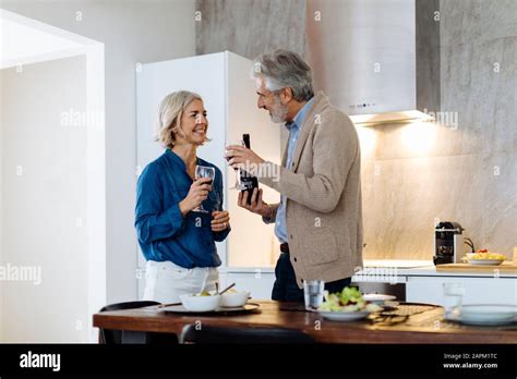 Two Mature Couples Dinner Hi Res Stock Photography And Images Alamy