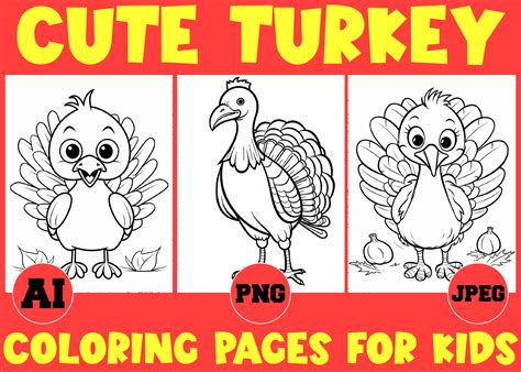 Turkey Coloring Pages Kids [2025]