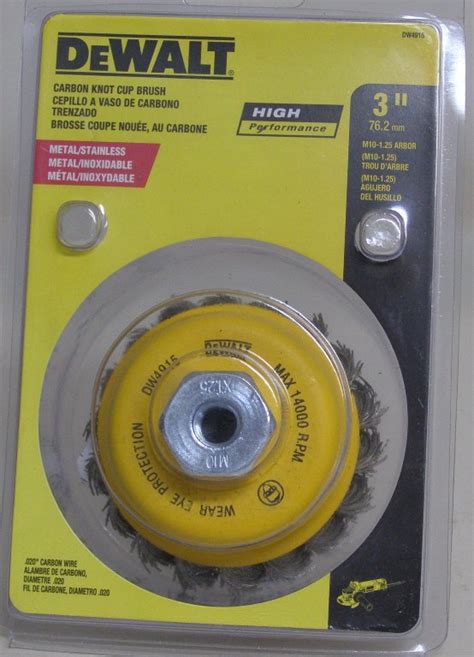 Dewalt 3wire Knotted Cup Brush Mikes Tools