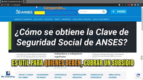 Como Obtener Clave Anses Tutorial Paso A Paso Para Subsidios