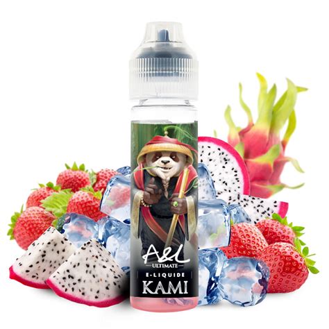 E Liquide Ultimate Kami 50ml Fraise Pitaya Qualité Premium Aandl