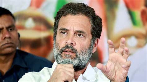 Bundle Of Lies Bjp Brs Slam Rahul Gandhi Over His Kcrs Remote