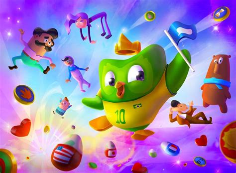 artstation fanart duolingo duolingo fan art character art
