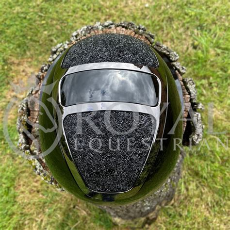 Kask Star Lady Pure Shine Helmet Swarovski Midnight Royal Equestrian