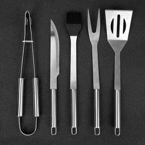 Ensemble Ustensiles De Barbecue Mallette En Aluminium Accessoire De