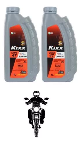 Aceite Kixx Moto 4t 20w50 Full Sintetico X 2 Lt MercadoLibre