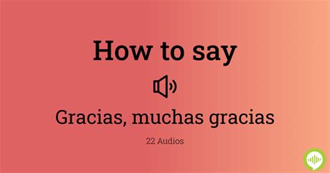 how to pronounce gracias