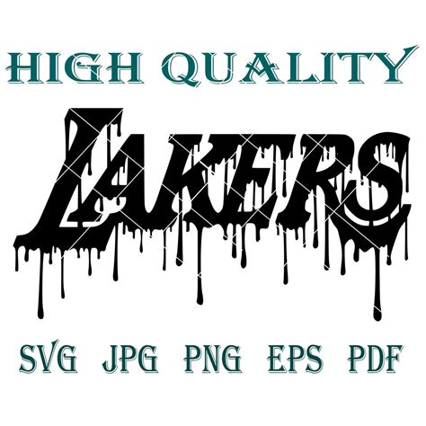 LA Lakers Goteo Caído SVG PNG Eps Pdf Los Angeles Lakers svg