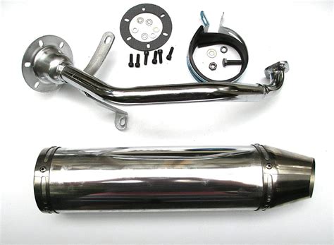 High Performance Exhaust System Muffler For Gy6 139qmb Qmb139 1p39qmb 4 Stroke 50cc