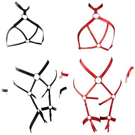 Jual B343 Bikini Bra Set Bralette Halter Open Cup Crotchless Latex Ndage Shopee Indonesia