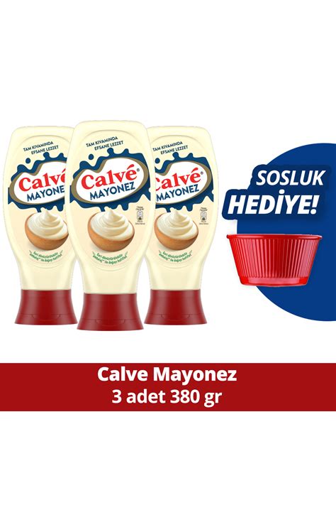 Calve Mayonez Tam Kıvamında Efsane Lezzet 380 G X3 Fiyatı Yorumları