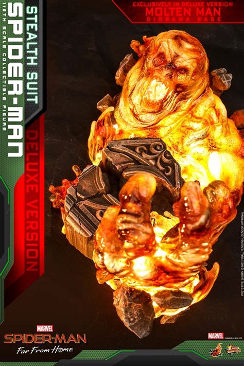 Hot Toys Lan A Vers O B Sica E Deluxe Do Homem Aranha Em Seu Uniforme Camuflado Do Novo Filme