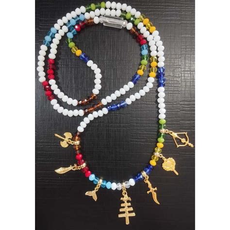 Guia 7 Linhas Umbanda Significado - Guia 7 linhas da Umbanda /Guia Sete linhas da Umbanda | Shopee Brasil