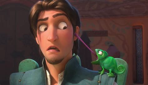 Flynn Rider And Pascal Tangled Movie Disney Rapunzel Walt Disney