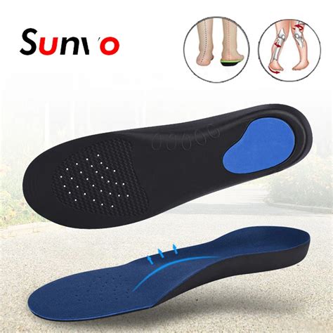 Sunvo EVA ортопедические стельки для мужчин и женщин на плоской подошве ...