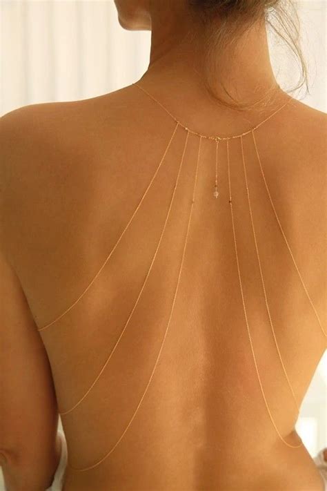 Gold Bikini Jewelry Zircon Body Harness Elegant Bra Chain Etsy Hong Kong Artofit