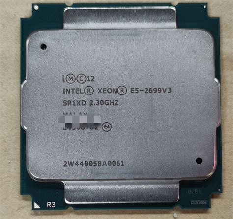 Intel Xeon E5-2699 V3 2.3GHz 18-Core 2699V3 PROCESSOR LGA 2011-3 CPU ...