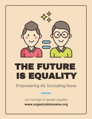 Free Gender Equality Posters - Venngage