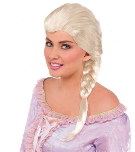 Blonde Princess Adult Elsa Wig Screamers Costumes
