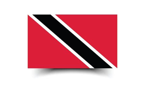 Bandera De Trinidad Y Tobago Vector Premium