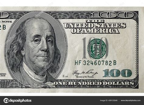dollar bill close white background stock editorial photo