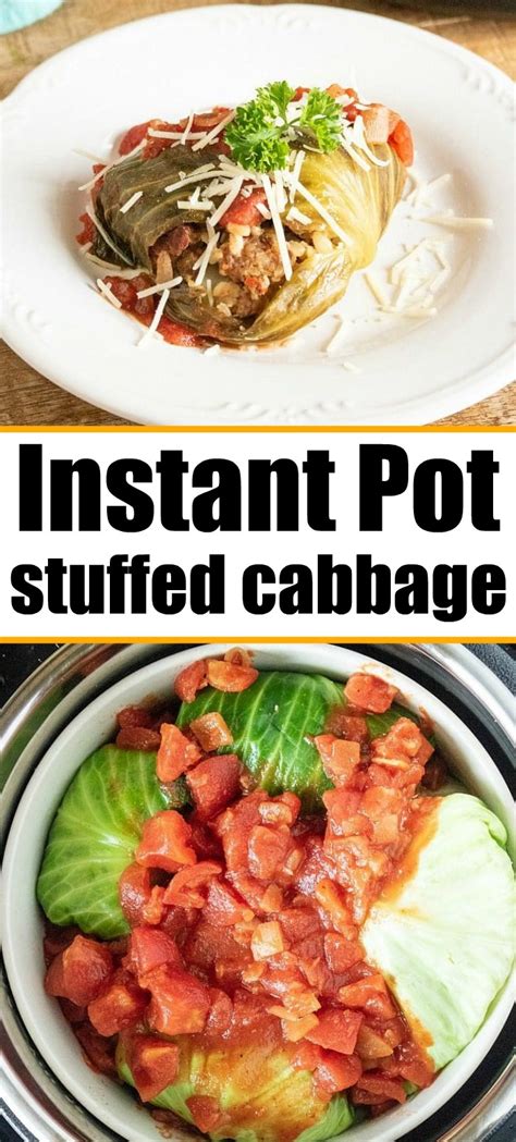 Easy Instant Pot Stuffed Cabbage Ninja Foodi Cabbage Rolls